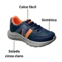 Tênis Jet Kids Infantil Masculino Marinho Calce Fácil 