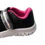 Tênis Kidy Feminino Infantil Preto Luzes Led 