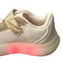 Tênis Kidy Infantil Feminino Ouro Luzes Led 