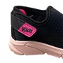 Tênis Kidy Infantil Feminino Preto Calce Fácil