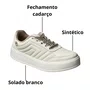 Tênis Kolosh Feminino Cream Cadarço 