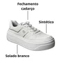 Tênis Kolosh Feminino White Cadarço 