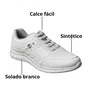 Tênis Kolosh Feminino White Calce Fácil 