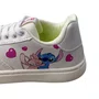 Tênis Mini Pé Feminino Infantil Branco Stitch 
