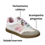 Tênis Mini Sua Cia Infantil Feminino Branco Acompanha Pingentes 