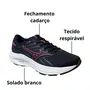 Tênis Mizuno Feminino Preto Jet8 Cadarço