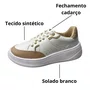 Tênis Modare Feminino Branco Bege 