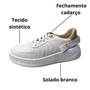 Tênis Modare Feminino Branco Fechamento Cadarço 