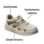 Tênis Modare Feminino Branco Off Cadarço 