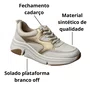 Tênis Modare Feminino Branco Off Cadarço 