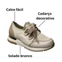 Tênis Modare Feminino Branco Off Calce Fácil 