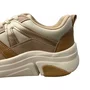Tênis Modare Feminino Branco Off Dourado 