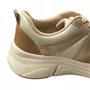 Tênis Modare Feminino Branco Off Dourado 