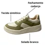 Tênis Modare Feminino Branco Off Fechamento Cadarço 