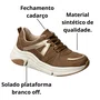 Tênis Modare Feminino Castanho Cadarço 