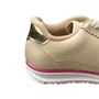 Tênis Molekinha Feminino Infantil Creme Dourado 