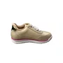 Tênis Molekinha Feminino Infantil Creme Dourado 