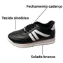 Tênis Molekinha Feminino Infantil Preto Cadarço 