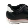 Tênis Molekinha Feminino Infantil Preto Cadarço 