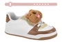 Tênis Molekinha Infantil Feminina Branco Acompanha Acessório 