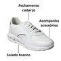 Tênis Molekinha Infantil Feminino Branco Acompanha Acessório