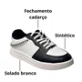 Tênis Molekinha Infantil Feminino Branco Cadarço 