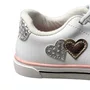 Tênis Molekinha Infantil Feminino Branco Calce Fácil 