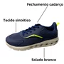 Tênis Molekinho Masculino Infantil Marinho Cadarço 