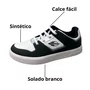 Tênis Mormai Infantil Masculino Black Wht Fechamento Cadarço 