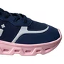 Tênis Novo Pé Infantil Feminino Marinho Cadarço 
