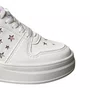 Tênis Pink Cats White Infantil Feminino Estrelas 