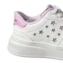 Tênis Pink Cats White Infantil Feminino Estrelas 