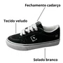 Tênis Qix Masculino Preto Ninety Three 