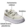 Tênis Ramarim Feminino Branco Cadarço 