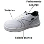 Tênis Red Nose Infantil Masculino Branco Fechamento Cadarço 
