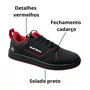 Tênis Red Nose Masculino Preto Fechamento Cadarço 