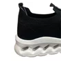 Tênis Softli Feminino Preto Calce Fácil 