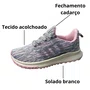 Tênis Spark Feminino Cinza Rosa Bb 