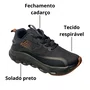 Tênis Star Flex Masculino Preto Cadarço 