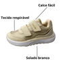 Tênis Via Vip Feminino Infantil Areia Calce Fácil 