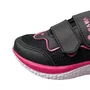 Tênis Via Vip Feminino Infantil Preto Calce Fácil 