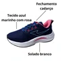 Tênis Vorax Feminino Marinho Fechamento Cadarço 