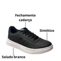 Tênis West Coast Masculino Black Cadarço 