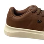 Tênis West Coast Masculino Camel Calce Fácil 