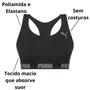 Top Puma Sem Costura Preto