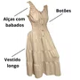 Vestido Facinelli Feminino Kaqui