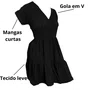 Vestido Facinelli Feminino Preto Curto